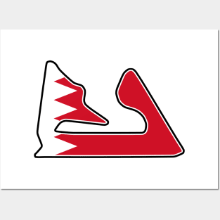 Bahrain International Circuit [flag] Posters and Art